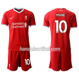 Liverpool Sadio Mane 10 Kinder Heim Trikotsatz 2020/21 Kurzarm (+ Kurze Hosen)